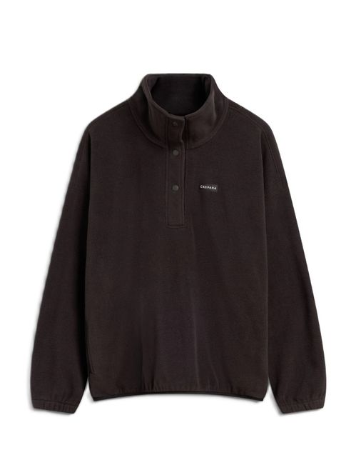 Hovedbilde W Polar Fleece Half-Snap Pullover Cocoa Bean