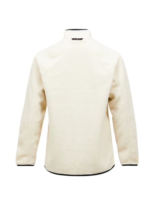 M NatureRush Pile Zip Jacket Sand Fog / Black