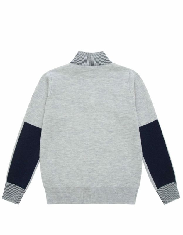 Tydal Knitted Sweater Boy Grey Melange