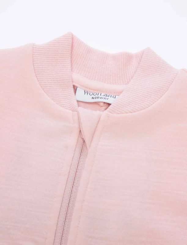 WOOLLAND BERGEN ULLFLEECE DRESS BABY OLD PINK