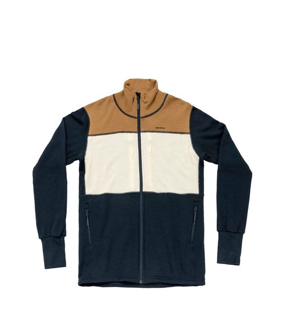 Hovedbilde Egga Grid Merino Jacket Man Wheat / Raw White / Ink