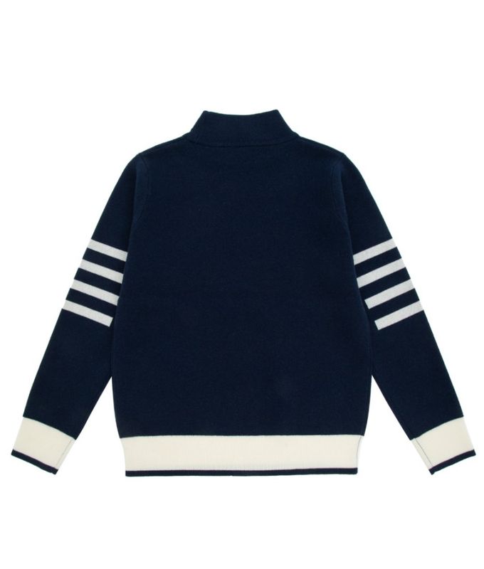 Oppdal Knitted Sweater Girl Blue Ink