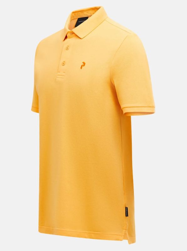 PEAK PERFORMANCE M CLASSIC COTTON POLO BLAZING ORANGE