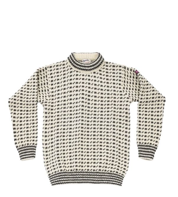 Hovedbilde Original Islender Wool Sweater Offwhite / Anthracite